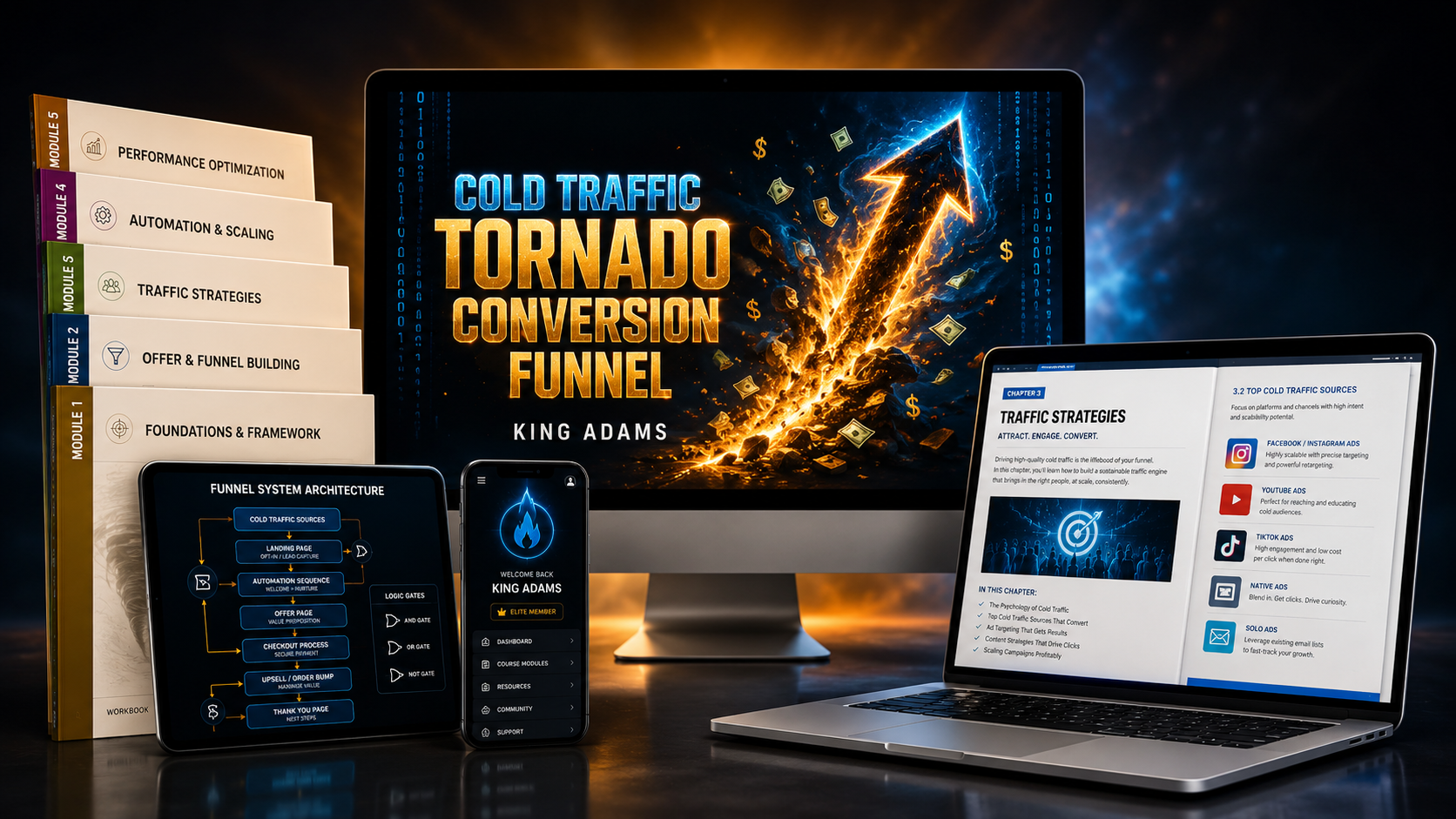 cold traffic mockup